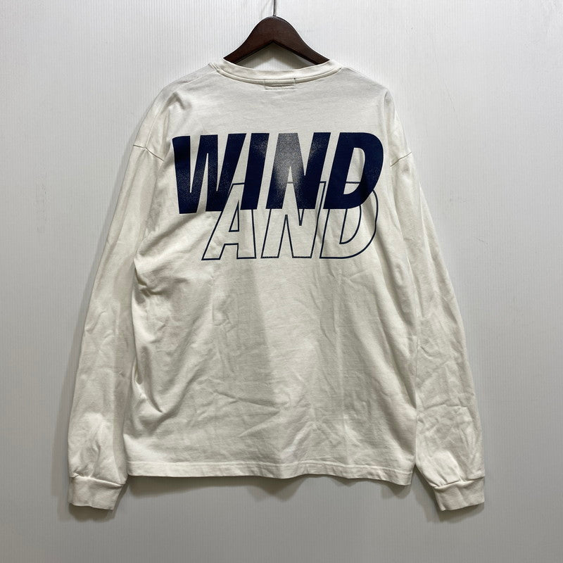 【中古品】【メンズ】 WIND AND SEA ウィンダンシー WDS-O-SEA-23-Q3-CS-01 P-DYE LS TEE ピグメントダイ ロングスリーブ Tシャツ トップス 長袖 142-260907-cs-02-izu サイズ：L カラー：ホワイト 万代Net店