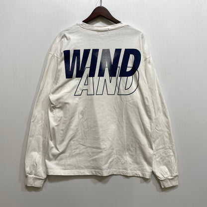 【中古品】【メンズ】 WIND AND SEA ウィンダンシー WDS-O-SEA-23-Q3-CS-01 P-DYE LS TEE ピグメントダイ ロングスリーブ Tシャツ トップス 長袖 142-260907-cs-02-izu サイズ：L カラー：ホワイト 万代Net店