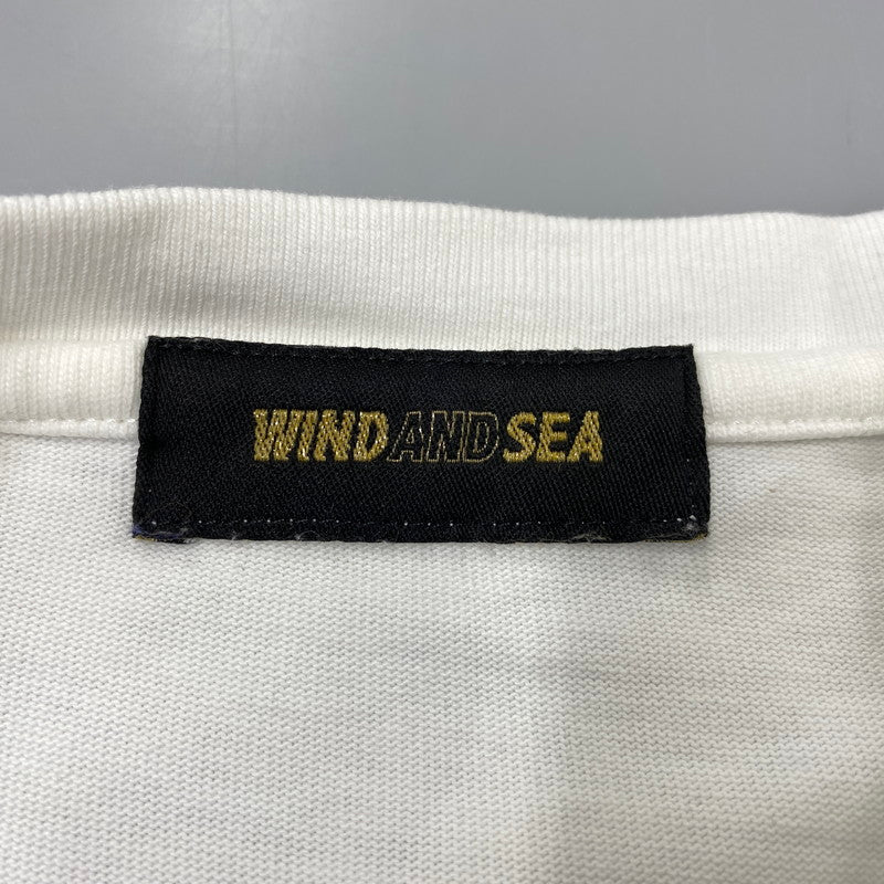 【中古品】【メンズ】 WIND AND SEA ウィンダンシー WDS-O-SEA-23-Q3-CS-01 P-DYE LS TEE ピグメントダイ ロングスリーブ Tシャツ トップス 長袖 142-260907-cs-02-izu サイズ：L カラー：ホワイト 万代Net店