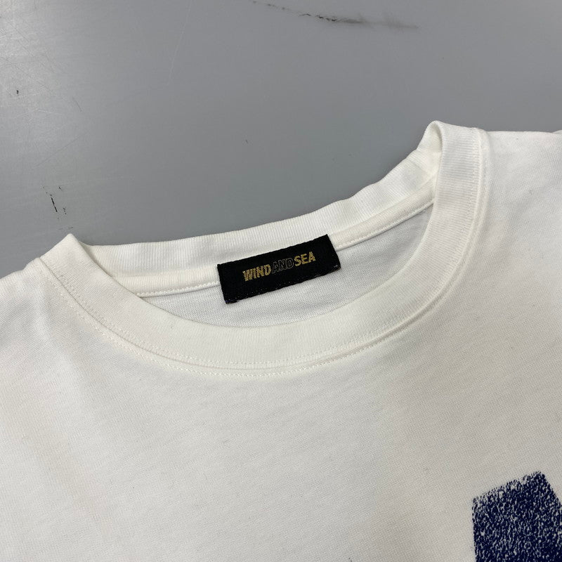 【中古品】【メンズ】 WIND AND SEA ウィンダンシー WDS-O-SEA-23-Q3-CS-01 P-DYE LS TEE ピグメントダイ ロングスリーブ Tシャツ トップス 長袖 142-260907-cs-02-izu サイズ：L カラー：ホワイト 万代Net店