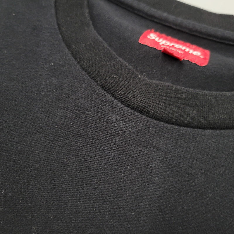 【中古品】【メンズ】 Supreme シュプリーム QUALITE TEE カリテ Tシャツ 半袖 149-260902-as-02-izu サイズ：L カラー：ブラック 万代Net店