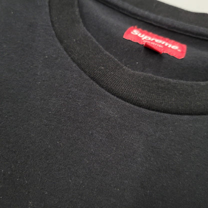 【中古品】【メンズ】 Supreme シュプリーム QUALITE TEE カリテ Tシャツ 半袖 149-260902-as-02-izu サイズ：L カラー：ブラック 万代Net店