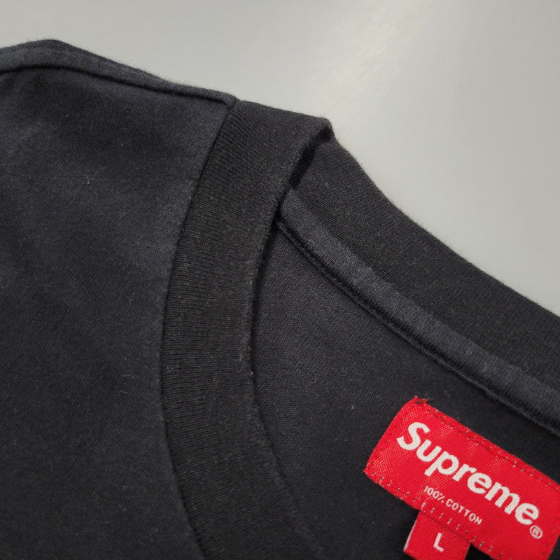 【中古品】【メンズ】 Supreme シュプリーム QUALITE TEE カリテ Tシャツ 半袖 149-260902-as-02-izu サイズ：L カラー：ブラック 万代Net店