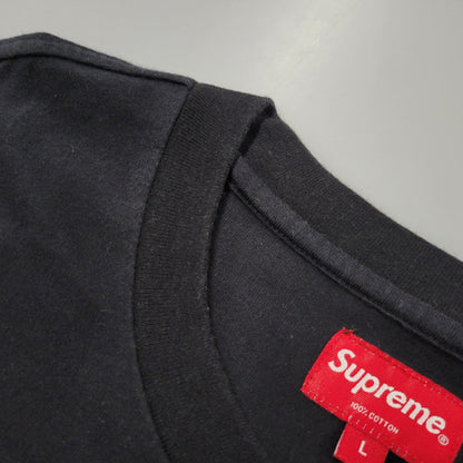 【中古品】【メンズ】 Supreme シュプリーム QUALITE TEE カリテ Tシャツ 半袖 149-260902-as-02-izu サイズ：L カラー：ブラック 万代Net店