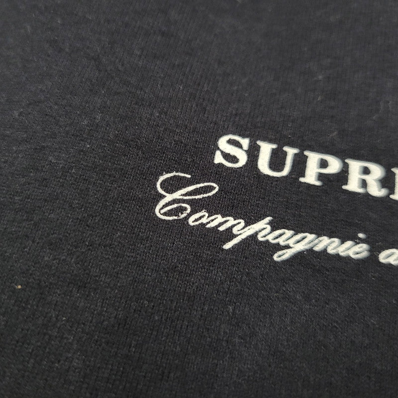 【中古品】【メンズ】 Supreme シュプリーム QUALITE TEE カリテ Tシャツ 半袖 149-260902-as-02-izu サイズ：L カラー：ブラック 万代Net店