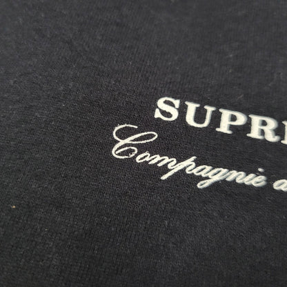 【中古品】【メンズ】 Supreme シュプリーム QUALITE TEE カリテ Tシャツ 半袖 149-260902-as-02-izu サイズ：L カラー：ブラック 万代Net店