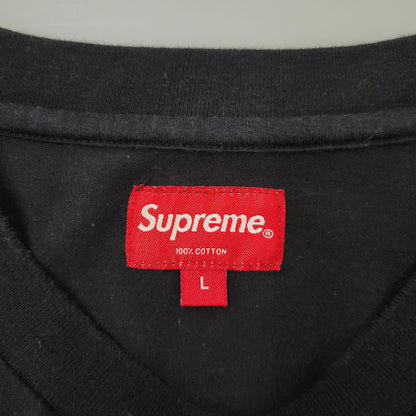 【中古品】【メンズ】 Supreme シュプリーム QUALITE TEE カリテ Tシャツ 半袖 149-260902-as-02-izu サイズ：L カラー：ブラック 万代Net店