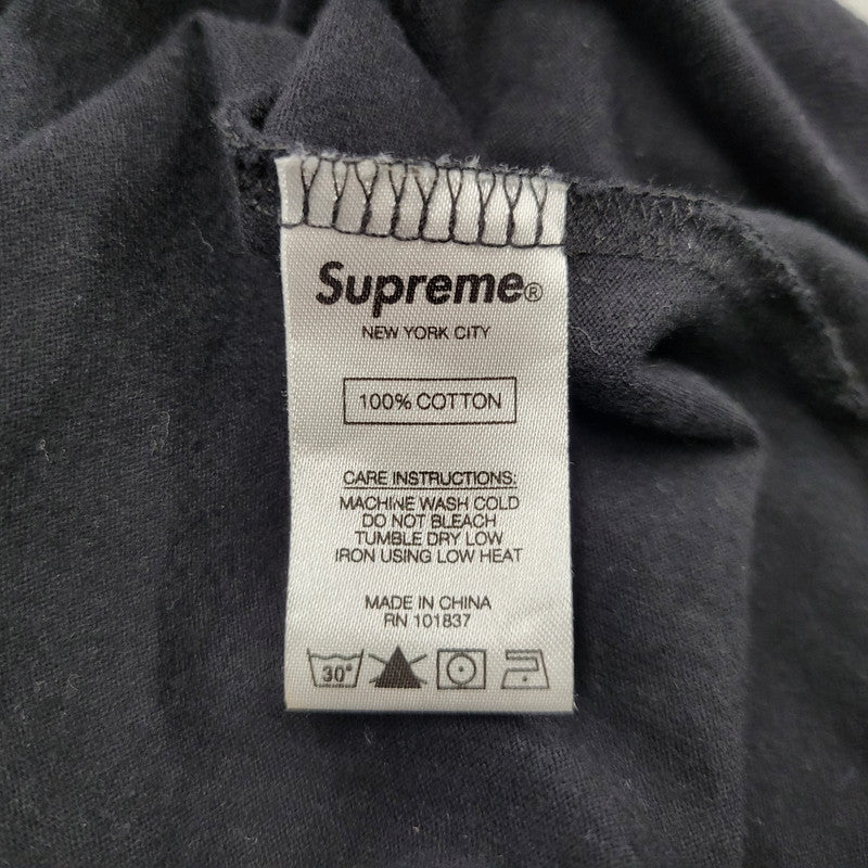 【中古品】【メンズ】 Supreme シュプリーム QUALITE TEE カリテ Tシャツ 半袖 149-260902-as-02-izu サイズ：L カラー：ブラック 万代Net店