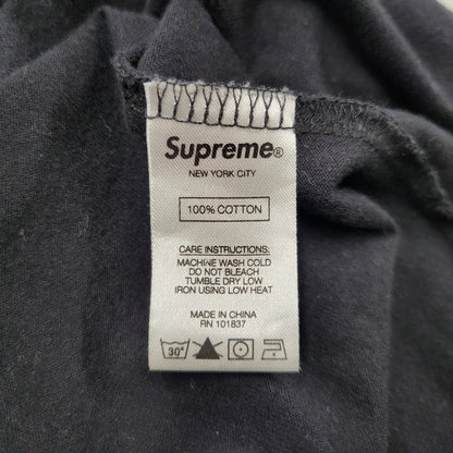 【中古品】【メンズ】 Supreme シュプリーム QUALITE TEE カリテ Tシャツ 半袖 149-260902-as-02-izu サイズ：L カラー：ブラック 万代Net店