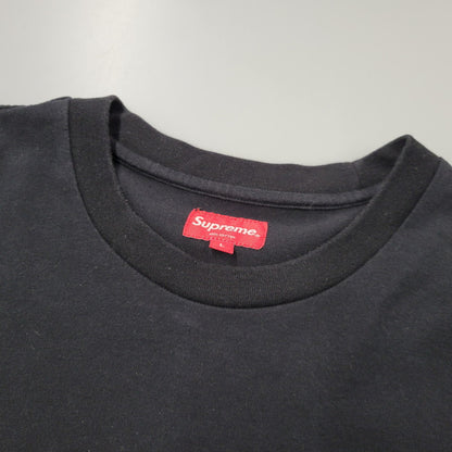【中古品】【メンズ】 Supreme シュプリーム QUALITE TEE カリテ Tシャツ 半袖 149-260902-as-02-izu サイズ：L カラー：ブラック 万代Net店