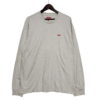 【中古品】【メンズ】 Supreme シュプリーム SMALL BOX L/S TEE スモールボックス ロングスリーブ Tシャツ 長袖 149-260902-as-03-izu サイズ：M カラー：グレー系 万代Net店