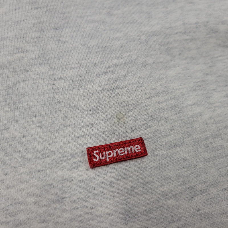 【中古品】【メンズ】 Supreme シュプリーム SMALL BOX L/S TEE スモールボックス ロングスリーブ Tシャツ 長袖 149-260902-as-03-izu サイズ：M カラー：グレー系 万代Net店