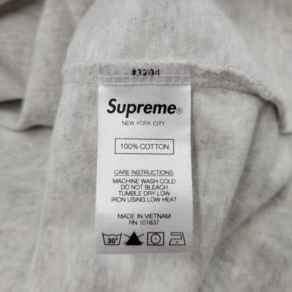 【中古品】【メンズ】 Supreme シュプリーム SMALL BOX L/S TEE スモールボックス ロングスリーブ Tシャツ 長袖 149-260902-as-03-izu サイズ：M カラー：グレー系 万代Net店