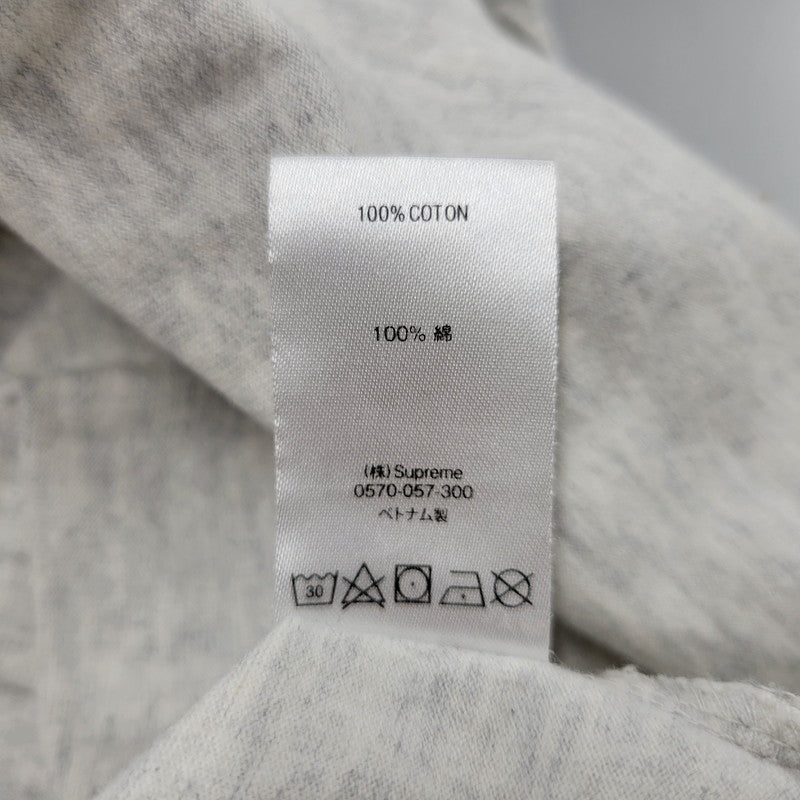 【中古品】【メンズ】 Supreme シュプリーム SMALL BOX L/S TEE スモールボックス ロングスリーブ Tシャツ 長袖 149-260902-as-03-izu サイズ：M カラー：グレー系 万代Net店
