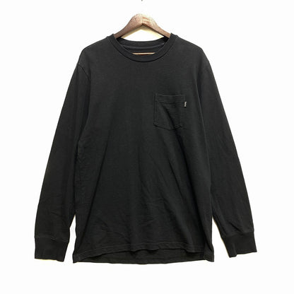 【中古品】【メンズ】 SUPREME シュプリーム LS POCKET TEE ロングスリーブ ポケット Tシャツ トップス 長袖 149-260910-cs-01-izu サイズ：M カラー：ブラック 万代Net店