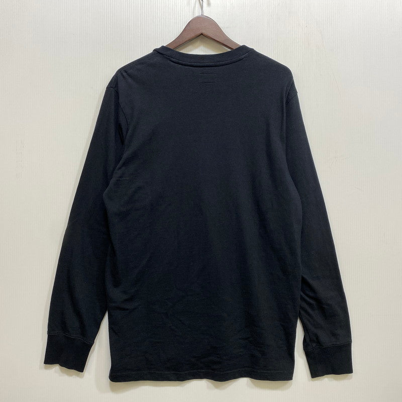 【中古品】【メンズ】 SUPREME シュプリーム LS POCKET TEE ロングスリーブ ポケット Tシャツ トップス 長袖 149-260910-cs-01-izu サイズ：M カラー：ブラック 万代Net店