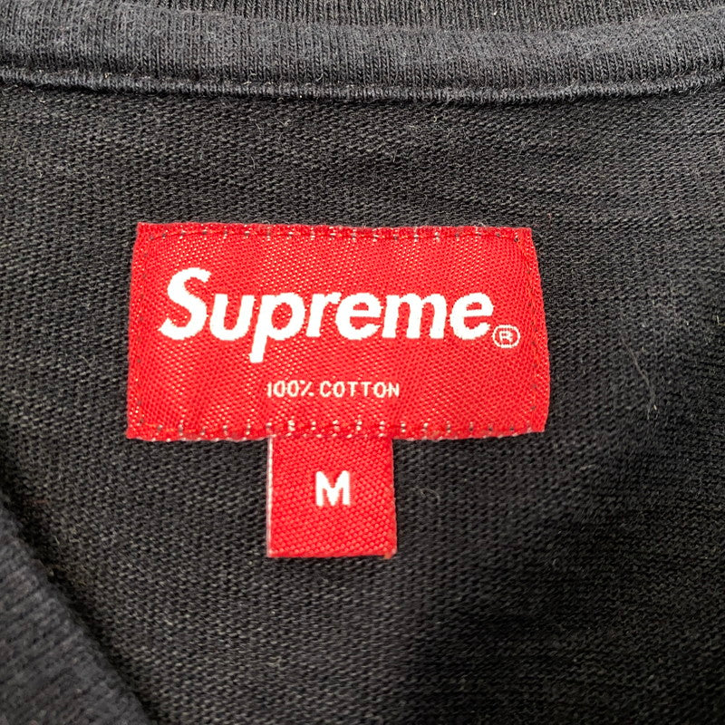 【中古品】【メンズ】 SUPREME シュプリーム LS POCKET TEE ロングスリーブ ポケット Tシャツ トップス 長袖 149-260910-cs-01-izu サイズ：M カラー：ブラック 万代Net店