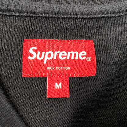 【中古品】【メンズ】 SUPREME シュプリーム LS POCKET TEE ロングスリーブ ポケット Tシャツ トップス 長袖 149-260910-cs-01-izu サイズ：M カラー：ブラック 万代Net店