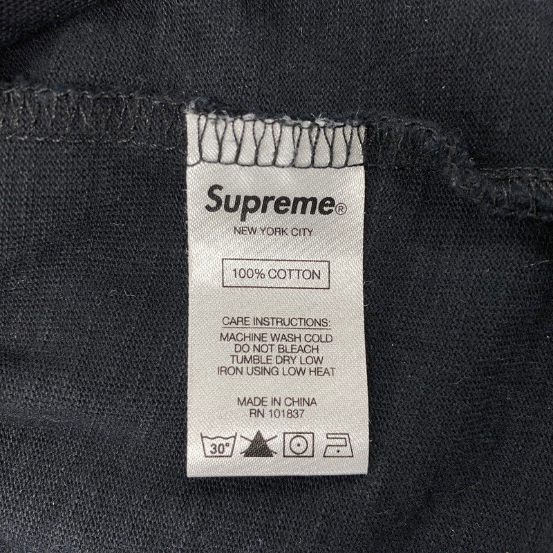 【中古品】【メンズ】 SUPREME シュプリーム LS POCKET TEE ロングスリーブ ポケット Tシャツ トップス 長袖 149-260910-cs-01-izu サイズ：M カラー：ブラック 万代Net店