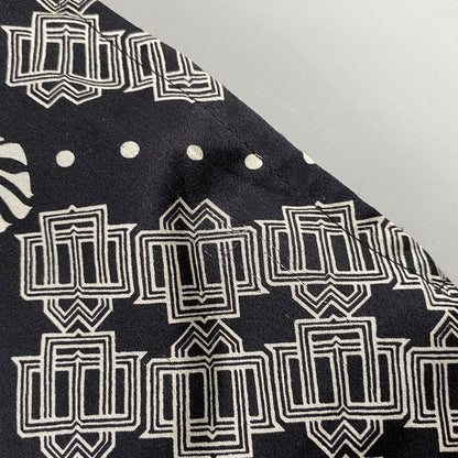 【中古品】【メンズ】 A BATHING APE アベイシングエイプ BAPE BLACK PAISLEY SILK SHORTS ペイズリー シルク ショーツ ショートパンツ ボトムス 153-260901-kh-10-izu サイズ：M カラー：ブラック×ホワイト 万代Net店