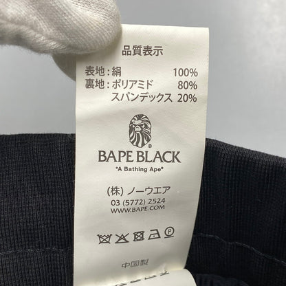 【中古品】【メンズ】 A BATHING APE アベイシングエイプ BAPE BLACK PAISLEY SILK SHORTS ペイズリー シルク ショーツ ショートパンツ ボトムス 153-260901-kh-10-izu サイズ：M カラー：ブラック×ホワイト 万代Net店