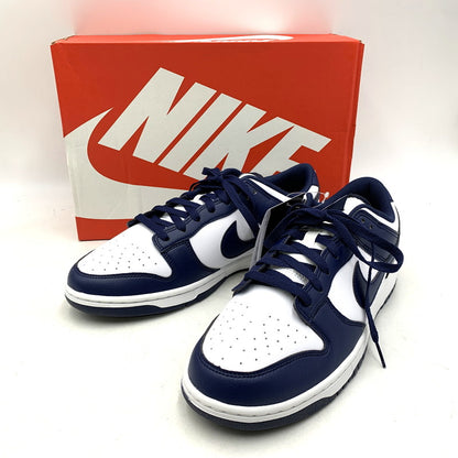 【中古美品】【メンズ】 NIKE ナイキ DUNK LOW RETRO HF5441-107 ダンク ロー レトロ スニーカー 靴 160-260831-as-10-izu サイズ：29cm カラー：WHITE/MIDNIGHT NAVY-WHITE 万代Net店