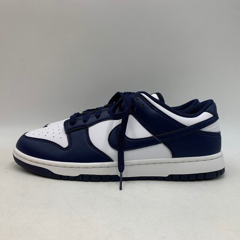 【中古美品】【メンズ】 NIKE ナイキ DUNK LOW RETRO HF5441-107 ダンク ロー レトロ スニーカー 靴 160-260831-as-10-izu サイズ：29cm カラー：WHITE/MIDNIGHT NAVY-WHITE 万代Net店