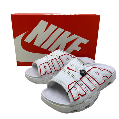 【中古品】【メンズ】 NIKE ナイキ AIR MORE UPTEMPO SLIDE FD9883-100 エア モアアップテンポ スライド サンダル 靴 160-260831-as-09-izu サイズ：32cm カラー：WHITE/UNIVERSITY RED-WHITE 万代Net店