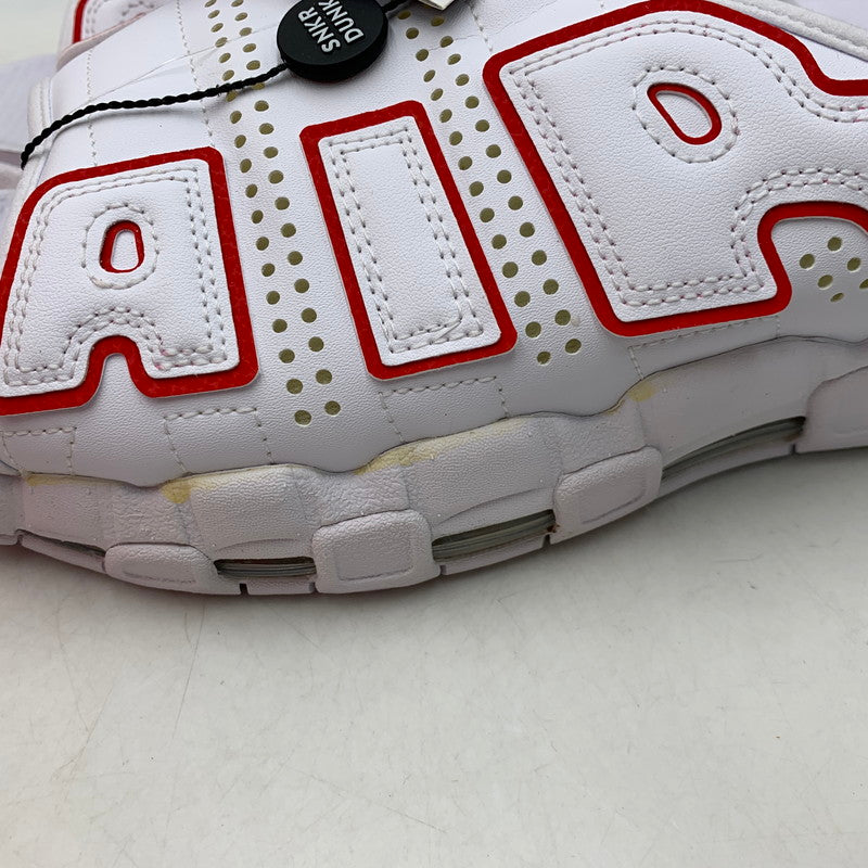 【中古品】【メンズ】 NIKE ナイキ AIR MORE UPTEMPO SLIDE FD9883-100 エア モアアップテンポ スライド サンダル 靴 160-260831-as-09-izu サイズ：32cm カラー：WHITE/UNIVERSITY RED-WHITE 万代Net店