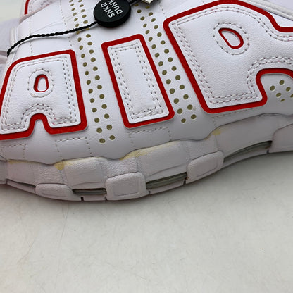【中古品】【メンズ】 NIKE ナイキ AIR MORE UPTEMPO SLIDE FD9883-100 エア モアアップテンポ スライド サンダル 靴 160-260831-as-09-izu サイズ：32cm カラー：WHITE/UNIVERSITY RED-WHITE 万代Net店