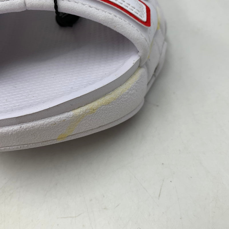 【中古品】【メンズ】 NIKE ナイキ AIR MORE UPTEMPO SLIDE FD9883-100 エア モアアップテンポ スライド サンダル 靴 160-260831-as-09-izu サイズ：32cm カラー：WHITE/UNIVERSITY RED-WHITE 万代Net店
