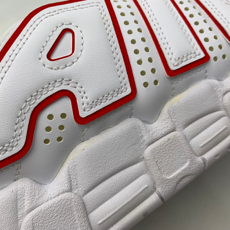 【中古品】【メンズ】 NIKE ナイキ AIR MORE UPTEMPO SLIDE FD9883-100 エア モアアップテンポ スライド サンダル 靴 160-260831-as-09-izu サイズ：32cm カラー：WHITE/UNIVERSITY RED-WHITE 万代Net店