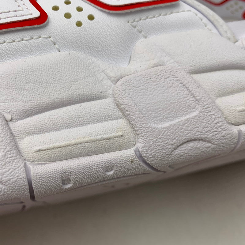 【中古品】【メンズ】 NIKE ナイキ AIR MORE UPTEMPO SLIDE FD9883-100 エア モアアップテンポ スライド サンダル 靴 160-260831-as-09-izu サイズ：32cm カラー：WHITE/UNIVERSITY RED-WHITE 万代Net店