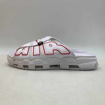 【中古品】【メンズ】 NIKE ナイキ AIR MORE UPTEMPO SLIDE FD9883-100 エア モアアップテンポ スライド サンダル 靴 160-260831-as-09-izu サイズ：32cm カラー：WHITE/UNIVERSITY RED-WHITE 万代Net店