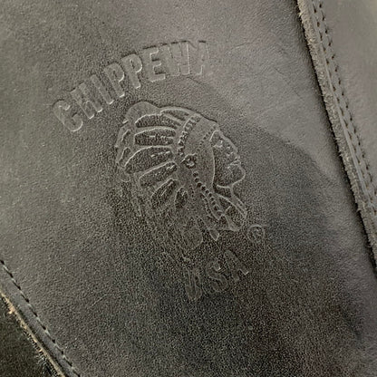 【現状渡し品】【メンズ】 CHIPPEWA チペワ 27862 USA製 1996年製 90S ENGINEER BOOTS エンジニア ブーツ シューズ 靴 164-260831-cs-12-izu サイズ：8 1/2 E カラー：ブラック 万代Net店