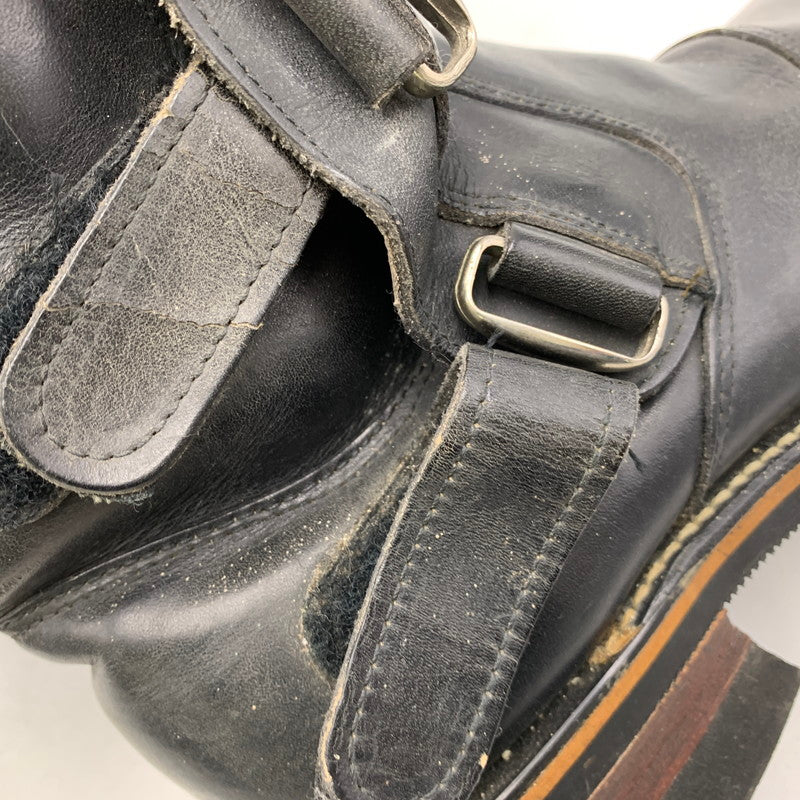 【現状渡し品】【メンズ】 CHIPPEWA チペワ 27862 USA製 1996年製 90S ENGINEER BOOTS エンジニア ブーツ シューズ 靴 164-260831-cs-12-izu サイズ：8 1/2 E カラー：ブラック 万代Net店
