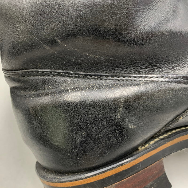 【現状渡し品】【メンズ】 CHIPPEWA チペワ 27862 USA製 1996年製 90S ENGINEER BOOTS エンジニア ブーツ シューズ 靴 164-260831-cs-12-izu サイズ：8 1/2 E カラー：ブラック 万代Net店