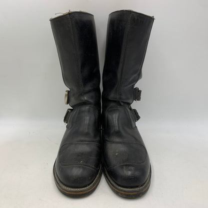 【現状渡し品】【メンズ】 CHIPPEWA チペワ 27862 USA製 1996年製 90S ENGINEER BOOTS エンジニア ブーツ シューズ 靴 164-260831-cs-12-izu サイズ：8 1/2 E カラー：ブラック 万代Net店