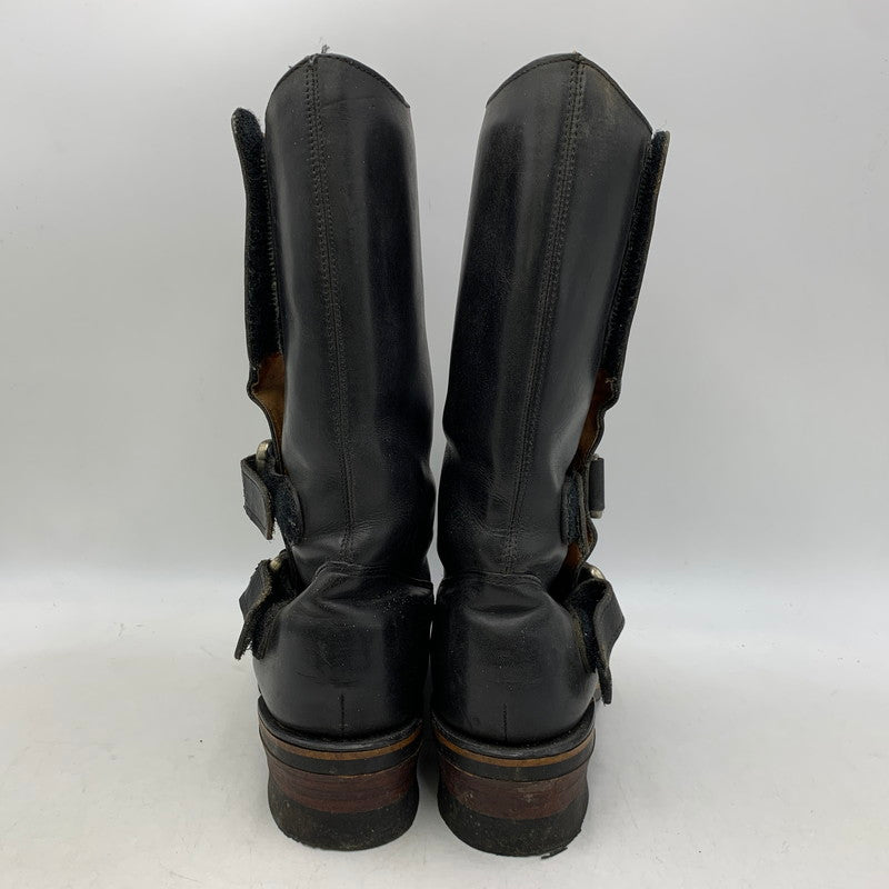 【現状渡し品】【メンズ】 CHIPPEWA チペワ 27862 USA製 1996年製 90S ENGINEER BOOTS エンジニア ブーツ シューズ 靴 164-260831-cs-12-izu サイズ：8 1/2 E カラー：ブラック 万代Net店