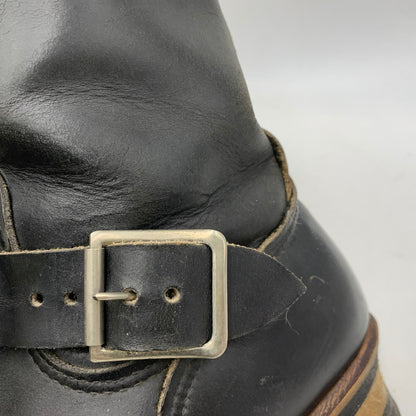 【現状渡し品】【メンズ】 RED WING レッドウィング 8270 USA製 茶芯 90S KNIFE POCKET ENGINEER BOOTS ナイフ ポケット エンジニア ブーツ シューズ 靴 164-260831-cs-13-izu サイズ：8 1/2 カラー：ブラック 万代Net店