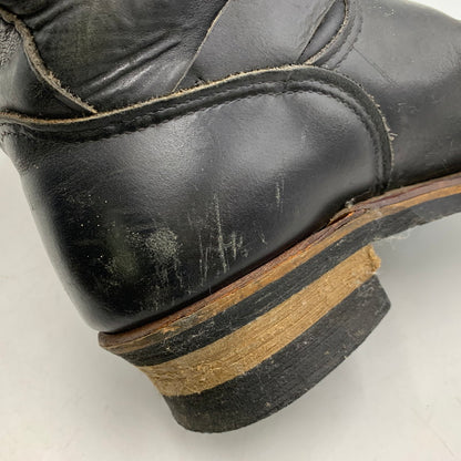 【現状渡し品】【メンズ】 RED WING レッドウィング 8270 USA製 茶芯 90S KNIFE POCKET ENGINEER BOOTS ナイフ ポケット エンジニア ブーツ シューズ 靴 164-260831-cs-13-izu サイズ：8 1/2 カラー：ブラック 万代Net店