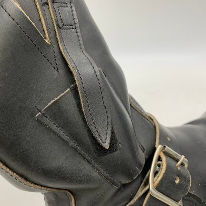 【現状渡し品】【メンズ】 RED WING レッドウィング 8270 USA製 茶芯 90S KNIFE POCKET ENGINEER BOOTS ナイフ ポケット エンジニア ブーツ シューズ 靴 164-260831-cs-13-izu サイズ：8 1/2 カラー：ブラック 万代Net店