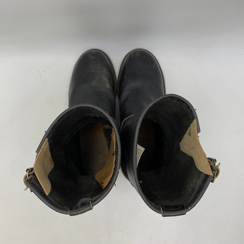 【現状渡し品】【メンズ】 RED WING レッドウィング 8270 USA製 茶芯 90S KNIFE POCKET ENGINEER BOOTS ナイフ ポケット エンジニア ブーツ シューズ 靴 164-260831-cs-13-izu サイズ：8 1/2 カラー：ブラック 万代Net店