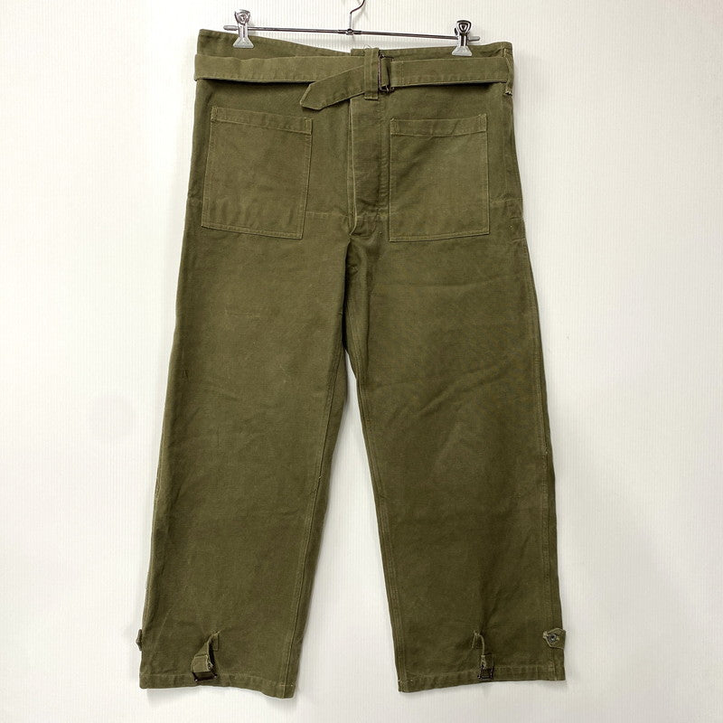 【中古品】【メンズ】 FRENCH ARMY フレンチアーミー フランス軍 M-35 MOTOR CYCLE PANTS モーターサイクルパンツ 157-260902-as-16-izu カラー：カーキ 万代Net店