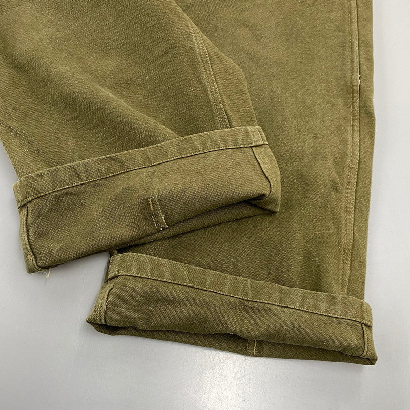 【中古品】【メンズ】 FRENCH ARMY フレンチアーミー フランス軍 M-35 MOTOR CYCLE PANTS モーターサイクルパンツ 157-260902-as-16-izu カラー：カーキ 万代Net店