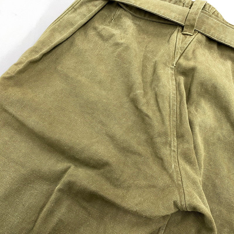 【中古品】【メンズ】 FRENCH ARMY フレンチアーミー フランス軍 M-35 MOTOR CYCLE PANTS モーターサイクルパンツ 157-260902-as-16-izu カラー：カーキ 万代Net店