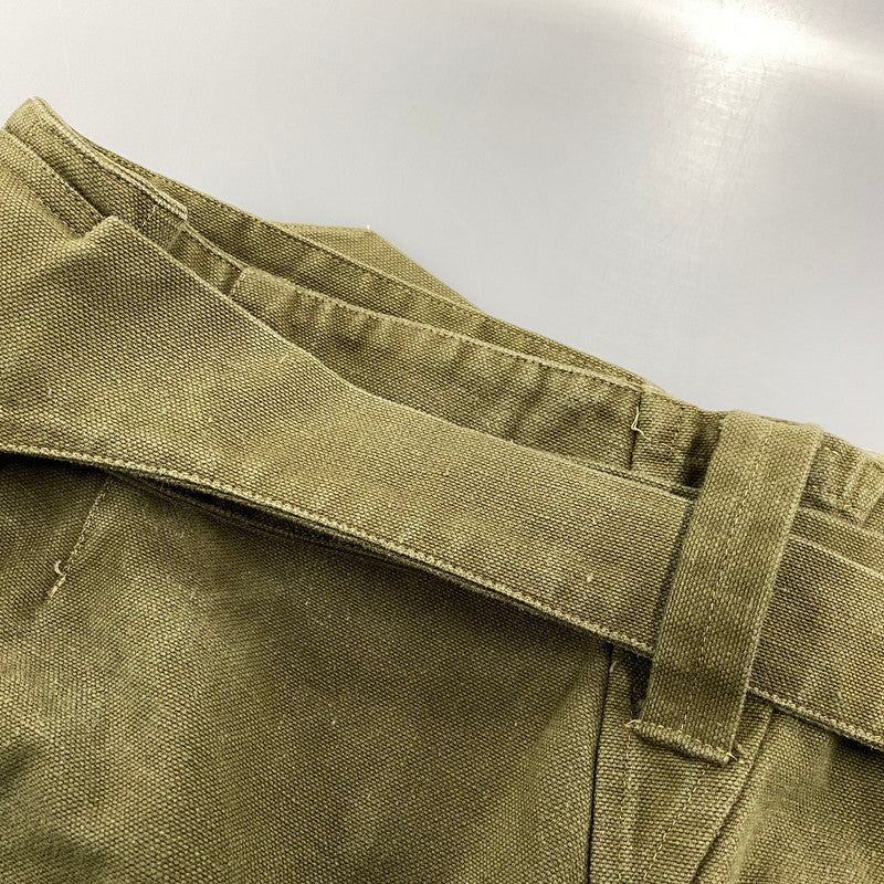 【中古品】【メンズ】 FRENCH ARMY フレンチアーミー フランス軍 M-35 MOTOR CYCLE PANTS モーターサイクルパンツ 157-260902-as-16-izu カラー：カーキ 万代Net店