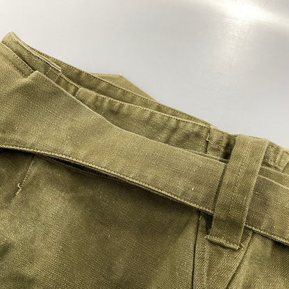 【中古品】【メンズ】 FRENCH ARMY フレンチアーミー フランス軍 M-35 MOTOR CYCLE PANTS モーターサイクルパンツ 157-260902-as-16-izu カラー：カーキ 万代Net店