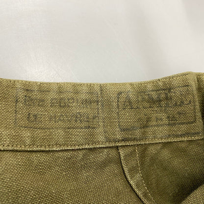 【中古品】【メンズ】 FRENCH ARMY フレンチアーミー フランス軍 M-35 MOTOR CYCLE PANTS モーターサイクルパンツ 157-260902-as-16-izu カラー：カーキ 万代Net店