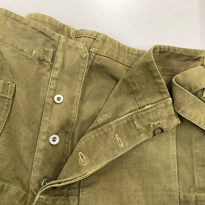 【中古品】【メンズ】 FRENCH ARMY フレンチアーミー フランス軍 M-35 MOTOR CYCLE PANTS モーターサイクルパンツ 157-260902-as-16-izu カラー：カーキ 万代Net店
